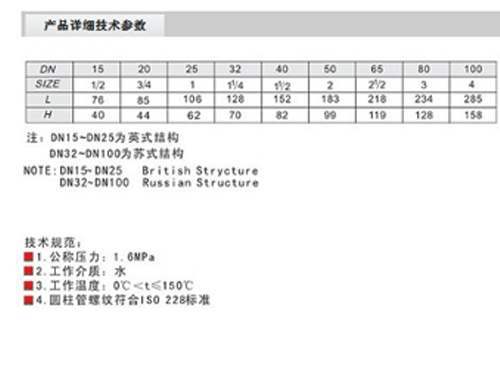 噴泉閥門參數(shù)